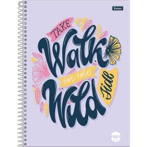 Caderno Espiral Universitário (Grande) 1 Matéria 80 Folhas Capa Dura Fuzy 3095745 Foroni - Envio de Capas Conforme Disponibilidade do Estoque