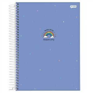 Caderno Espiral Universitário (Grande) 1 Matéria 80 Folhas Capa Dura Inconic Jandaia - Envio de Capas Conforme Disponibilidade do Estoque