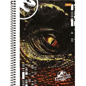 Caderno Espiral Universitário (Grande) 1 Matéria 80 Folhas Capa Dura Jurassic World 3391271 Foroni - Envio de Capas Conforme Disponibilidade do Estoque