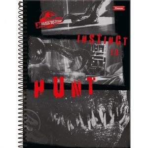 Caderno Espiral Universitário (Grande) 1 Matéria 80 Folhas Capa Dura Jurassic World 3391271 Foroni - Envio de Capas Conforme Disponibilidade do Estoque