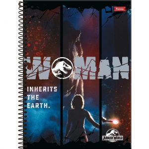 Caderno Espiral Universitário (Grande) 1 Matéria 80 Folhas Capa Dura Jurassic World 3391271 Foroni - Envio de Capas Conforme Disponibilidade do Estoque