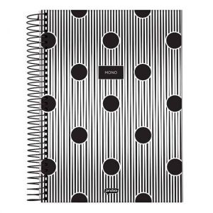 Caderno Espiral Universitário (Grande) 1 Matéria 80 Folhas Capa Dura Mono Jandaia - Envio de Capas Conforme Disponibilidade do Estoque