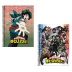 Caderno Espiral Universitário (Grande) 1 Matéria 80 Folhas Capa Dura My Hero Academia 3370207 Foroni - Envio de Capas Conforme Disponibilidade do Estoque