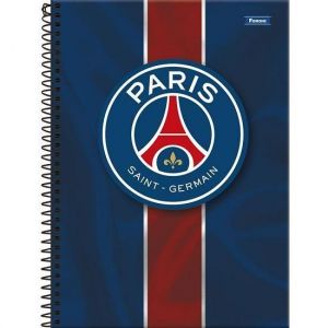 Caderno Espiral Universitário (Grande) 1 Matéria 80 Folhas Capa Dura Paris Saint G. 3370959 Foroni - Envio de Capas Conforme Disponibilidade do Estoque