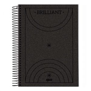 Caderno Espiral Universitário (Grande) 1 Matéria 80 Folhas Capa Dura Star Jandaia - Envio de Capas Conforme Disponibilidade do Estoque