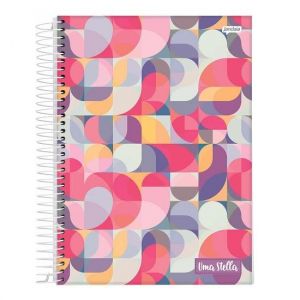 Caderno Espiral Universitário (Grande) 1 Matéria 80 Folhas Capa Dura Stella Jandaia - Envio de Capas Conforme Disponibilidade do Estoque 