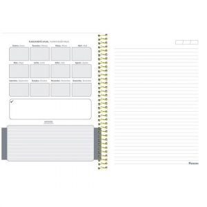 Caderno Espiral Universitário (Grande) 1 Matéria 80 Folhas Capa Dura Urban 316810 Foroni - Envio de Capas Conforme Disponibilidade do Estoque