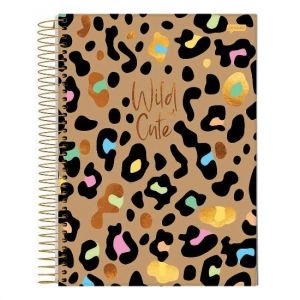 Caderno Espiral Universitário (Grande) 1 Matéria 80 Folhas Capa Dura Wild Jandaia - Envio de Capas Conforme Disponibilidade do Estoque