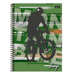 Caderno Espiral Universitário (Grande) 1 Matéria 96 Folhas Capa Dura Jump 308000 Foroni - Envio de Capas Conforme Disponibilidade do Estoque