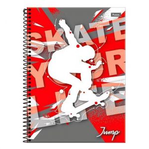 Caderno Espiral Universitário (Grande) 1 Matéria 96 Folhas Capa Dura Jump 308000 Foroni - Envio de Capas Conforme Disponibilidade do Estoque