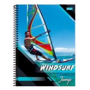 Caderno Espiral Universitário (Grande) 1 Matéria 96 Folhas Capa Dura Jump 308000 Foroni - Envio de Capas Conforme Disponibilidade do Estoque