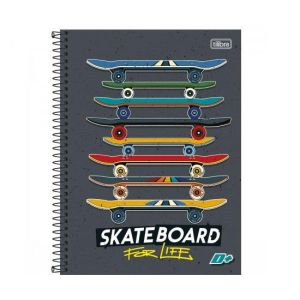 Caderno Espiral Universitário (Grande) 1 Matéria 96 Folhas Capa Dura Mais + Masculino Tilibra- Envio de Capas Conforme Disponibilidade do Estoque