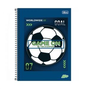 Caderno Espiral Universitário (Grande) 1 Matéria 96 Folhas Capa Dura Mais + Masculino Tilibra- Envio de Capas Conforme Disponibilidade do Estoque