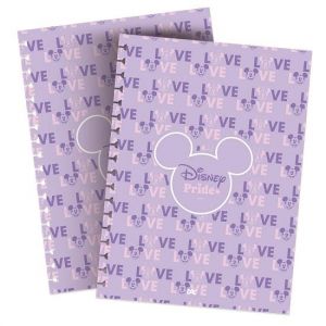 Caderno Espiral Universitário (Grande) 10 Divisórias 80 Folhas Smart Disney Pride 4406 Dac