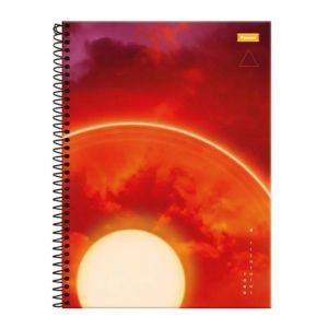 Caderno Espiral Universitário (Grande) 10 Matérias 160 Folhas Capa Dura 4 Elementos 3080268 Foroni - Envio de Capas Conforme Disponibilidade do Estoque