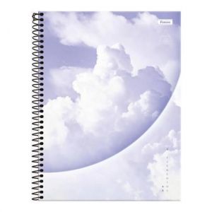 Caderno Espiral Universitário (Grande) 10 Matérias 160 Folhas Capa Dura 4 Elementos 3080268 Foroni - Envio de Capas Conforme Disponibilidade do Estoque