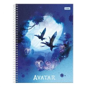 Caderno Espiral Universitário (Grande) 10 Matérias 160 Folhas Capa Dura Avatar 3370495 Foroni - Envio de Capas Conforme Disponibilidade do Estoque