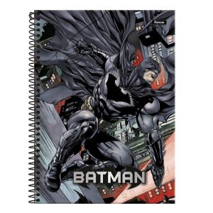 Caderno Espiral Universitário (Grande) 10 Matérias 160 Folhas Capa Dura Batman Teen 338694 Foroni - Envio de Capas Conforme Disponibilidade do Estoque