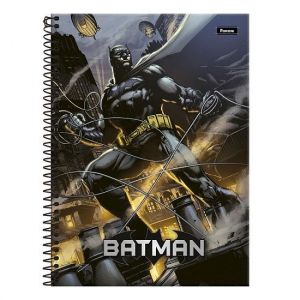 Caderno Espiral Universitário (Grande) 10 Matérias 160 Folhas Capa Dura Batman Teen 338694 Foroni - Envio de Capas Conforme Disponibilidade do Estoque