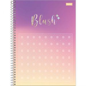 Caderno Espiral Universitário (Grande) 10 Matérias 160 Folhas Capa Dura Blush 3164712 Foroni - Envio de Capas Conforme Disponibilidade do Estoque