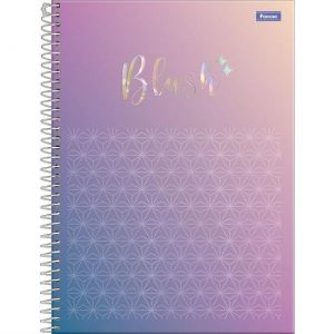 Caderno Espiral Universitário (Grande) 10 Matérias 160 Folhas Capa Dura Blush 3164712 Foroni - Envio de Capas Conforme Disponibilidade do Estoque