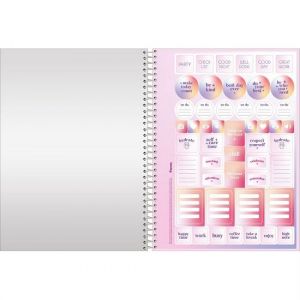 Caderno Espiral Universitário (Grande) 10 Matérias 160 Folhas Capa Dura Blush 3164712 Foroni - Envio de Capas Conforme Disponibilidade do Estoque