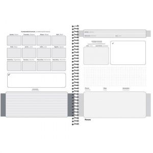 Caderno Espiral Universitário (Grande) 10 Matérias 160 Folhas Capa Dura Cliff Feminino 306681 Foroni - Envio de Capas Conforme Disponibilidade do Estoque