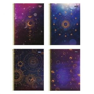 Caderno Espiral Universitário (Grande) 10 Matérias 160 Folhas Capa Dura Cosmos 3165441 Foroni - Envio de Capas Conforme Disponibilidade do Estoque