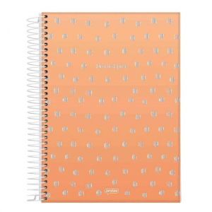 Caderno Espiral Universitário (Grande) 10 Matérias 160 Folhas Capa Dura Dots Spots Jandaia - Envio de Capas Conforme Disponibilidade do Estoque 