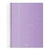 Caderno Espiral Universitário (Grande) 10 Matérias 160 Folhas Capa Dura Dots Spots Jandaia - Envio de Capas Conforme Disponibilidade do Estoque 