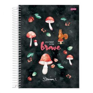 Caderno Espiral Universitário (Grande) 10 Matérias 160 Folhas Capa Dura Dream Jandaia -  Envio de Capas Conforme Disponibilidade do Estoque