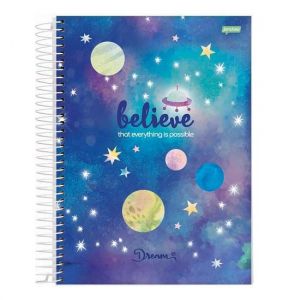 Caderno Espiral Universitário (Grande) 10 Matérias 160 Folhas Capa Dura Dream Jandaia -  Envio de Capas Conforme Disponibilidade do Estoque