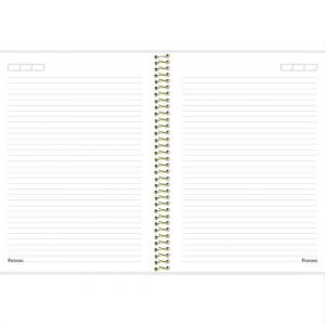 Caderno Espiral Universitário (Grande) 10 Matérias 160 Folhas Capa Dura Fluor Mix Soft 3162680 Foroni - 