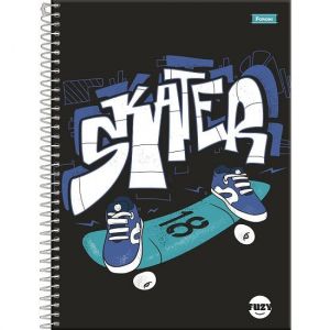 Caderno Espiral Universitário (Grande) 10 Matérias 160 Folhas Capa Dura Fuzy 3095753 Foroni - Envio de Capas Conforme Disponibilidade do Estoque