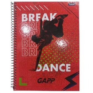 Caderno Espiral Universitário (Grande) 10 Matérias 160 Folhas Capa Dura Gapp 308046 Foroni - Envio de Capas Conforme Disponibilidade do Estoque