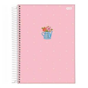 Caderno Espiral Universitário (Grande) 10 Matérias 160 Folhas Capa Dura Iconic Jandaia - Envio de Capas Conforme Disponibilidade do Estoque