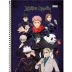 Caderno Espiral Universitário (Grande) 10 Matérias 160 Folhas Capa Dura Jujutsu Kaisen 337079 Foroni - Envio de Capas Conforme Disponibilidade do Estoque