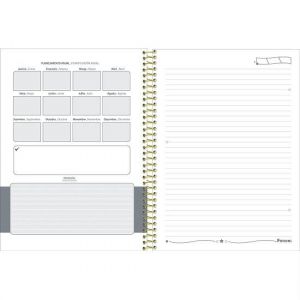 Caderno Espiral Universitário (Grande) 10 Matérias 160 Folhas Capa Dura Magic Land 3161438 Foroni - Envio de Capas Conforme Disponibilidade do Estoque