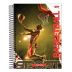 Caderno Espiral Universitário (Grande) 10 Matérias 160 Folhas Capa Dura Sport Jandaia - Envio de Capas Conforme Disponibilidade do Estoque