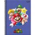 Caderno Espiral Universitário (Grande) 10 Matérias 160 Folhas Capa Dura Super Mario 3395056 Foroni - Envio de Capas Conforme Disponibilidade do Estoque