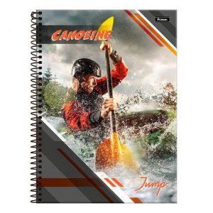 Caderno Espiral Universitário (Grande) 10 Matérias 200 Folhas Capa Dura Jump 3080012 Foroni - Envio de Capas Conforme Disponibilidade do Estoque