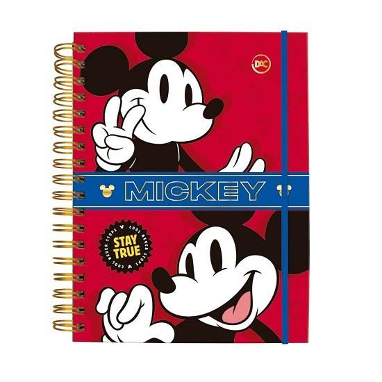 Caderno Espiral Universitário (Grande) 10 Matérias 80 Folhas Smart Mickey 3818 Dac