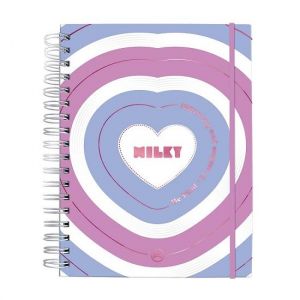 Caderno Espiral Universitário (Grande) 10 Matérias 80 Folhas Smart Milky 3768 Dac