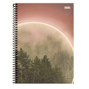 Caderno Espiral Universitário (Grande) 15 Matérias 240 Folhas Capa Dura 4 Elementos 3080284 Foroni - Envio de Capas Conforme Disponibilidade do Estoque