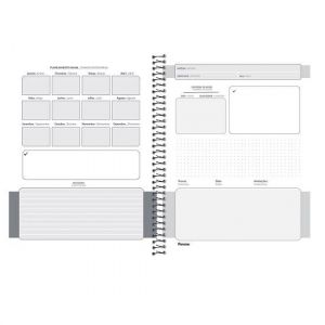 Caderno Espiral Universitário (Grande) 15 Matérias 240 Folhas Capa Dura Cliff Feminino 306683 Foroni - Envio de Capas Conforme Disponibilidade do Estoque