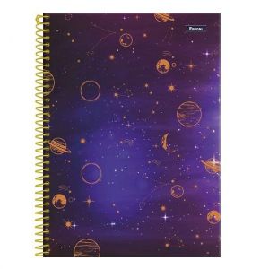 Caderno Espiral Universitário (Grande) 15 Matérias 240 Folhas Capa Dura Cosmos 316545 Foroni - Envio de Capas Conforme Disponibilidade do Estoque