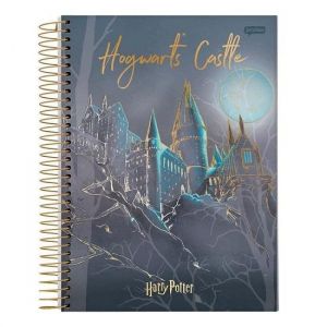 Caderno Espiral Universitário (Grande) 15 Matérias 300 Folhas Capa Dura Harry Potter Jandaia - Envio de Capas Conforme Disponibilidade do Estoque