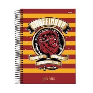 Caderno Espiral Universitário (Grande) 20 Matérias 400 Folhas Capa Dura Harry Potter Jandaia - Envio de Capas Conforme Disponibilidade do Estoque