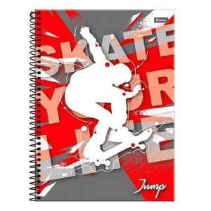 Caderno Espiral Universitário (Grande) 20 Matérias 400 Folhas Capa Dura Jump 3080047 Foroni - Envio de Capas Conforme Disponibilidade do Estoque