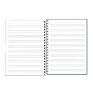 Caderno Espiral Universitário (Grande) 80 Folhas Capa Dura Música 307990 Foroni -  Envio de Capas Conforme Disponibilidade do Estoque